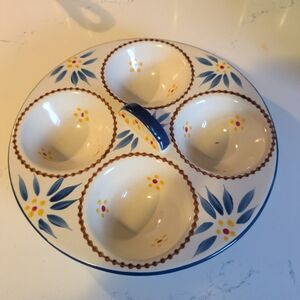 Temptations ceramic egg poacher unused